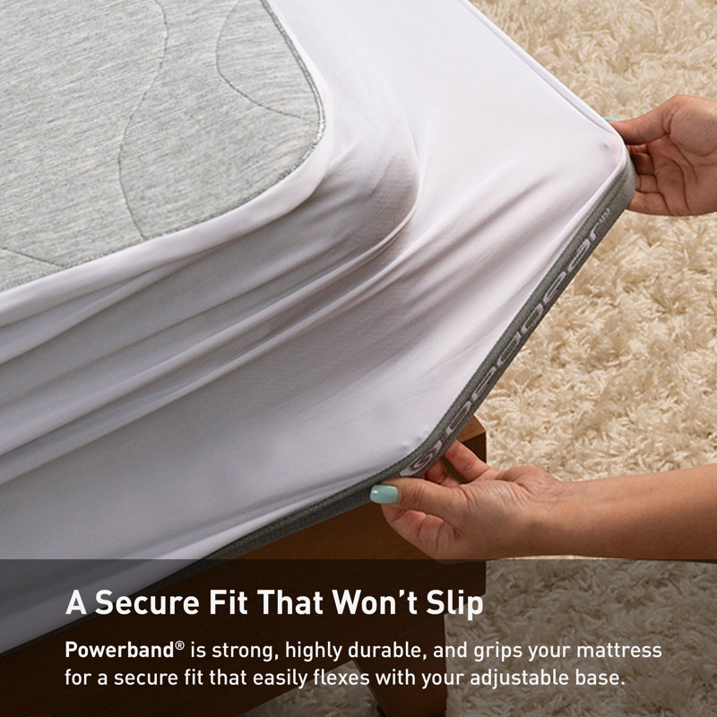 Bedgear Air-X Performance Mattress Protector - Grey - Breathability by Air-X Technology, Full / Double