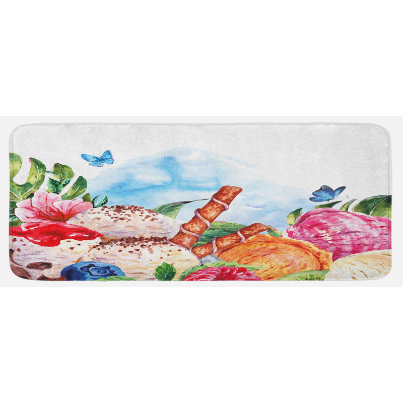 Tapis de cuisine tropical