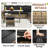 6-Piece All-Weather Natural Wicker Patio Furniture Set – Sectional Sofa, Dining Table, Chairs & Ottoman-1594806451