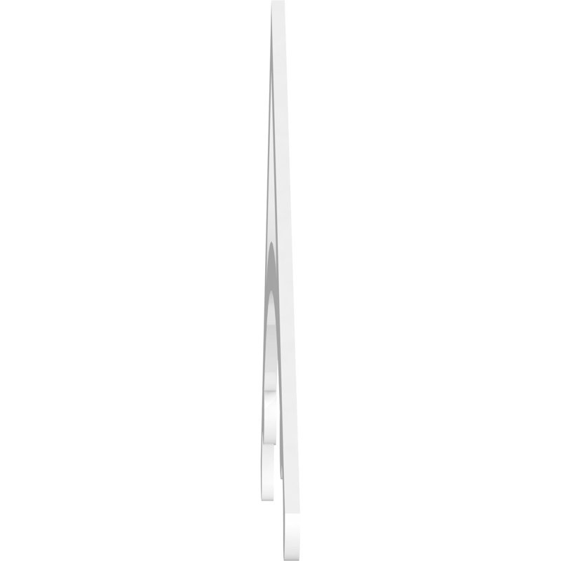 Pignon en PVC de qualité architecturale Legacy, H 36 po x l 72 po x P 1 po, 12 / 12