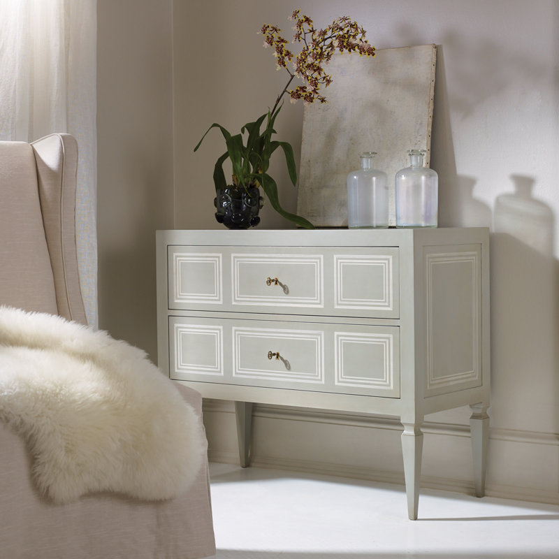Milan Accent Chest, Ivory