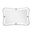Janey Flat Metal Beveled Wall Mirror
