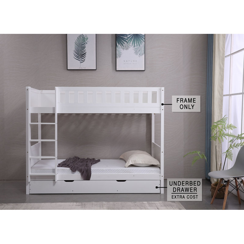 Étienne 90 X 190cm Bunk Bed, White
