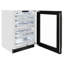 ZLINE Autograph 24 in. Touchstone Dual Zone Wine Cooler with Black Steel Door & Bronze Helix Handle-1563528388
