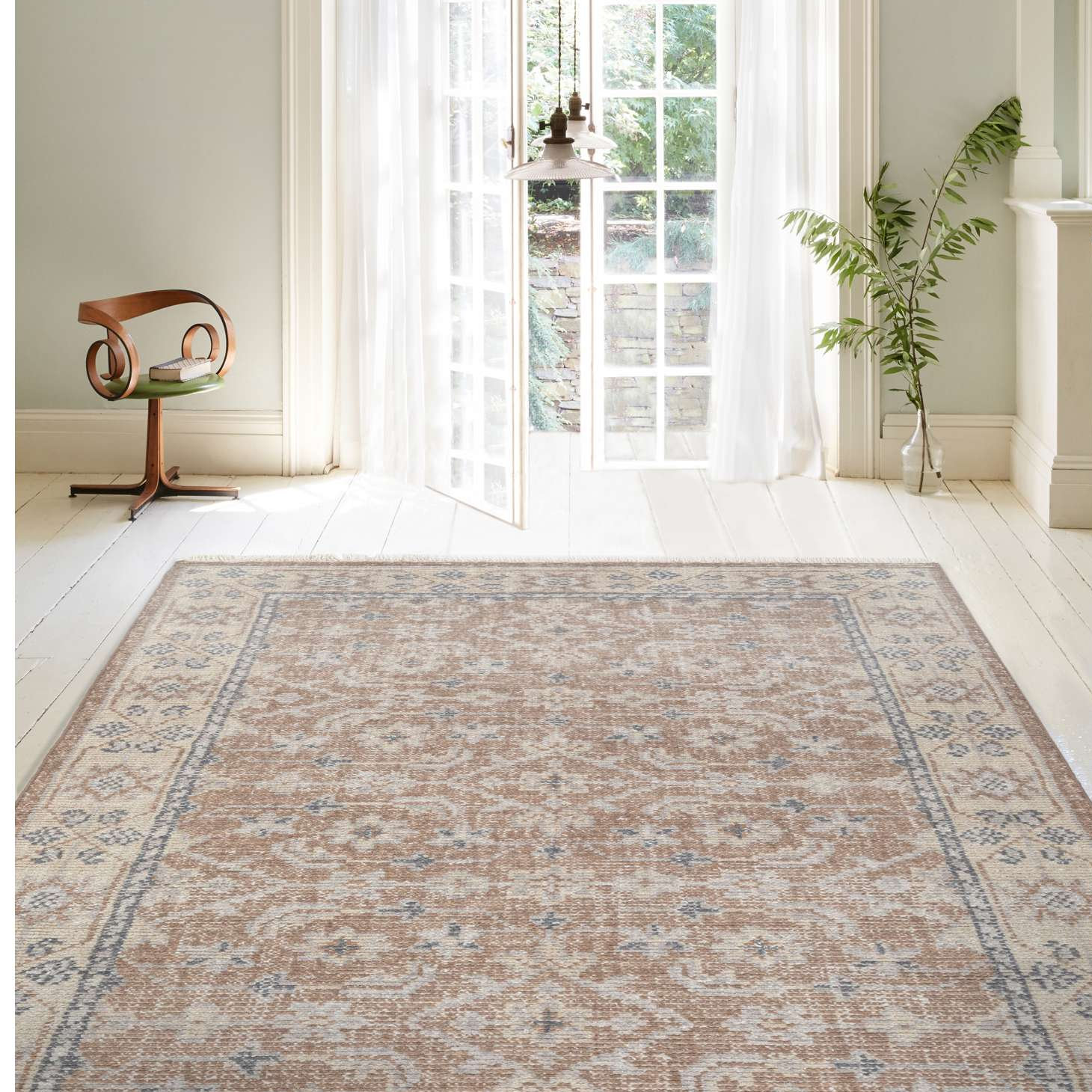 Maeve Hand-Knotted Oriental Wool Rug, Rectangle 8' x 10'
