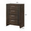 Commode contemporaine à 4 tiroirs 1Pc