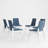 6 - Person Four Leg Dining Set