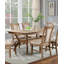 Table de salle à manger moderne avec tablette inférieure ouverte 1pc-171062601-171062603