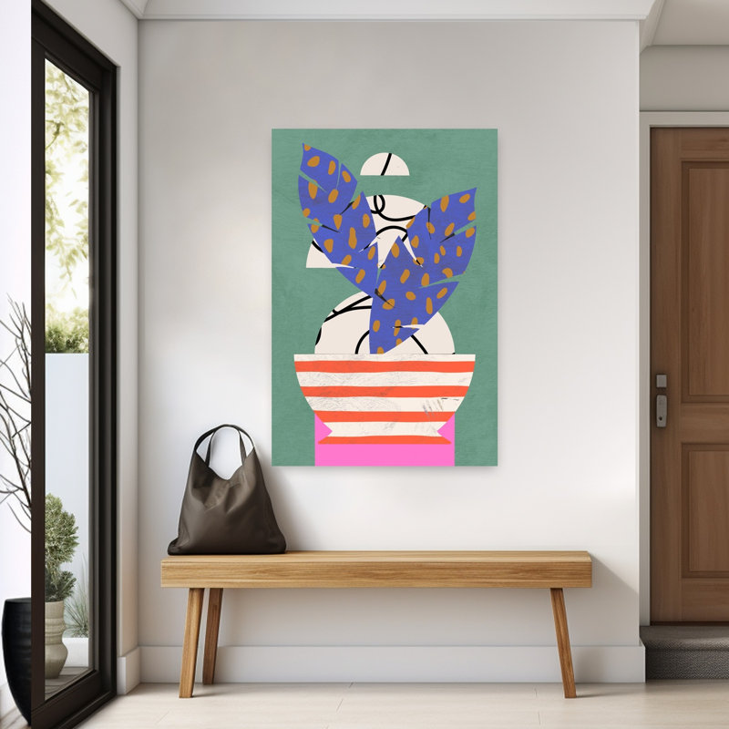 Art contemporain, art contemporain abstrait, H 60 po x l 40 po