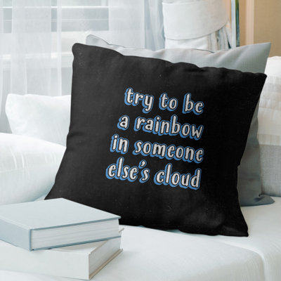 Essayez de devenir un coussin en arc-en-ciel