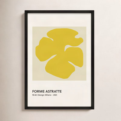 Deryn "Forme Astratte Yellow" Print