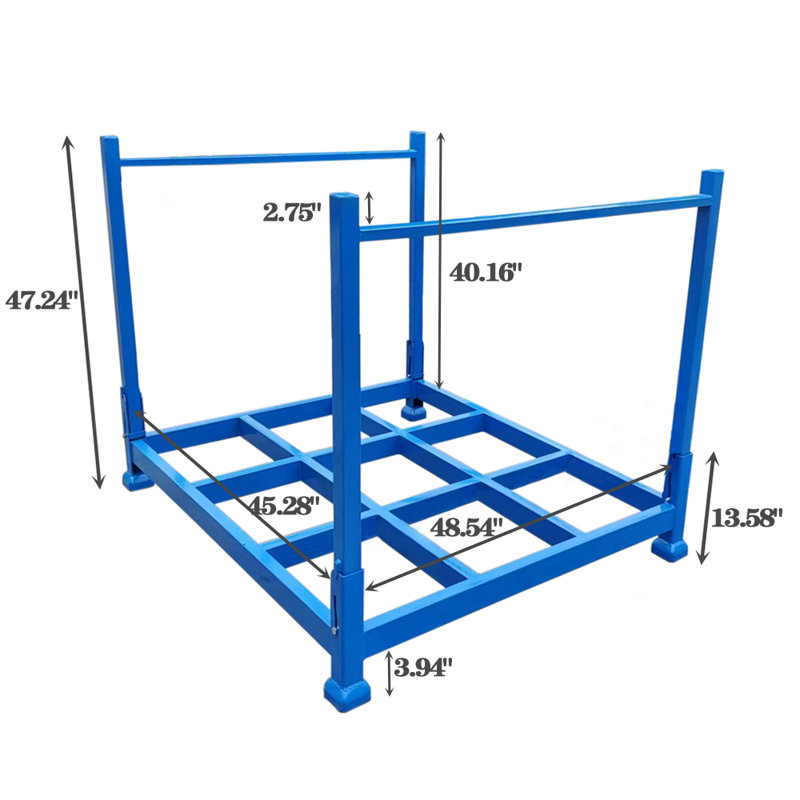 Manetta 48'' W Steel Shelving Unit