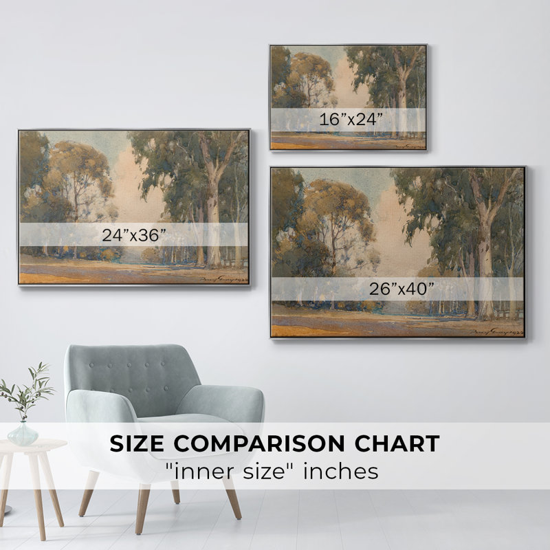 "Vintage Landscape - DVD III" sur toile, H 17 po x l 25 po