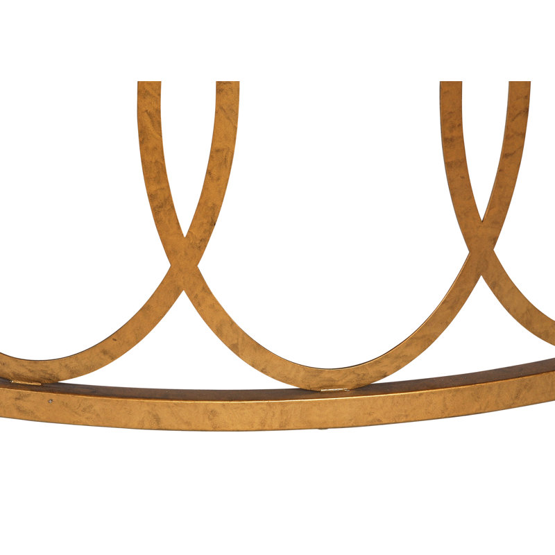 New Orleans Drum Coffee Table, 	Royal Gold