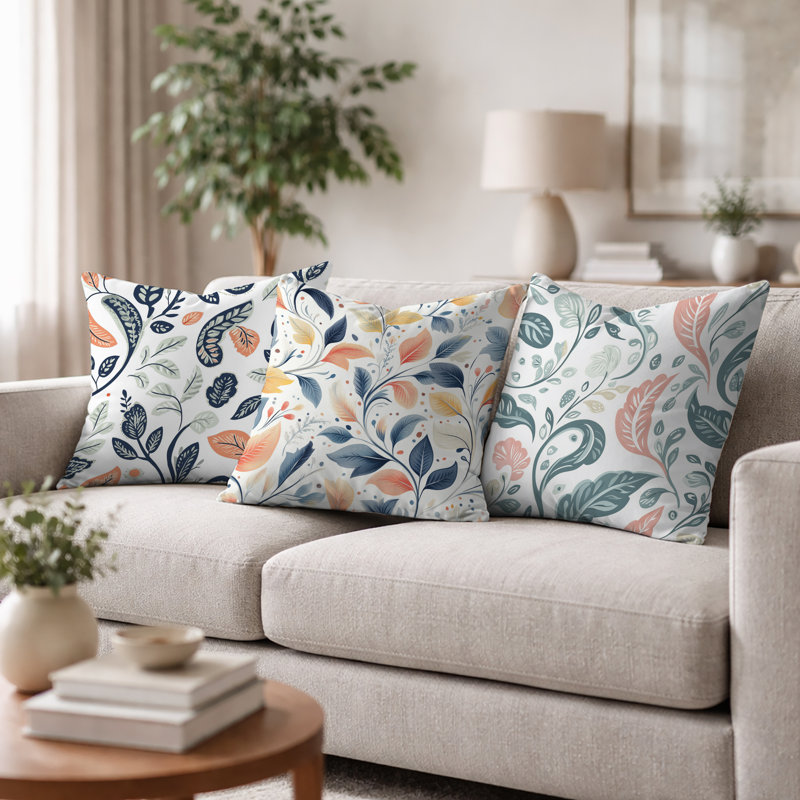 Coussin décoratif Boho, H 16 po x l 16 po