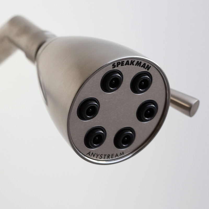 Tête de douche multifonction Icon Anystream, Nickel brossé, 2.0 GPM