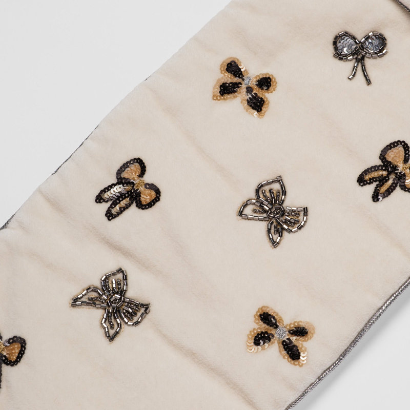 Bow Stocking, Cream