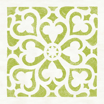Tuile Hacienda III vert lime