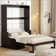 Grand lit escamotable avec coussin