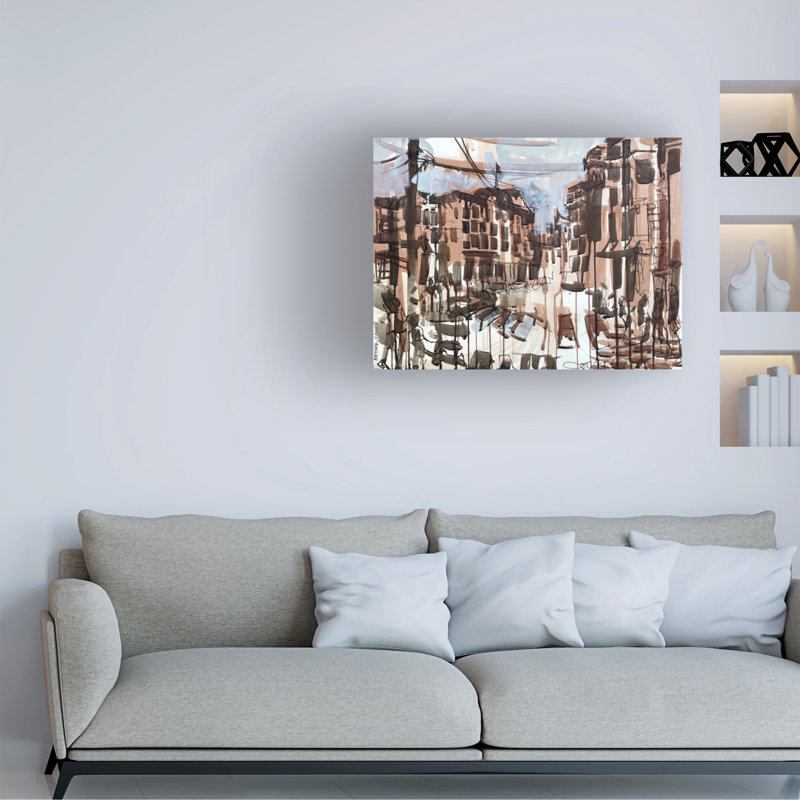 Bolognaise «Portland Maine I» sur toile, H 24 po x l 32 po