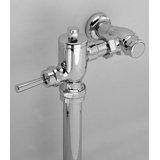 High Efficiency Manual Toilet Flushometer Valve in Polished Chrome