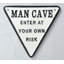 Eilers Cast Iron Man Cave Wall Sign