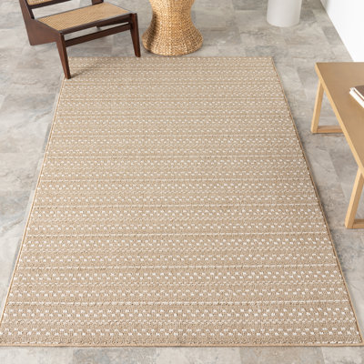 Tapis intérieur / extérieur à motif géométrique Haylo