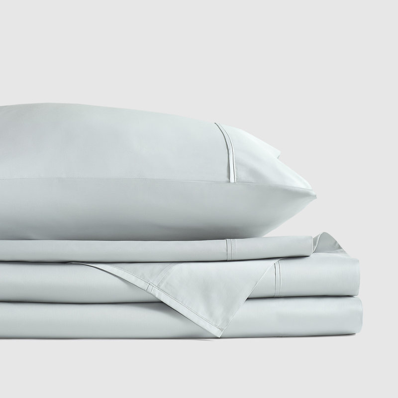 Satin de Premier - drap très grand 4 pièces Ensemble de draps, Spa, Ensemble de draps pour très grand lit avec 3 piè