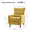 Fauteuil inclinable manuel en cuir véritable de 28,5 po Jessalynn (ensemble de 2)-327451404
