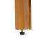 Ensemble de 2 chaises d'extérieur en bois d'acacia avec poignées en corde brunes, coussins lavables et imperméables, capacité de 400 lb-788610405