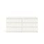 6 Drawer  Double Dresser For Bedroom Living Room Hallway,White