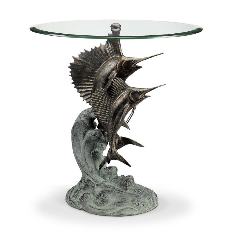 Glass End Table