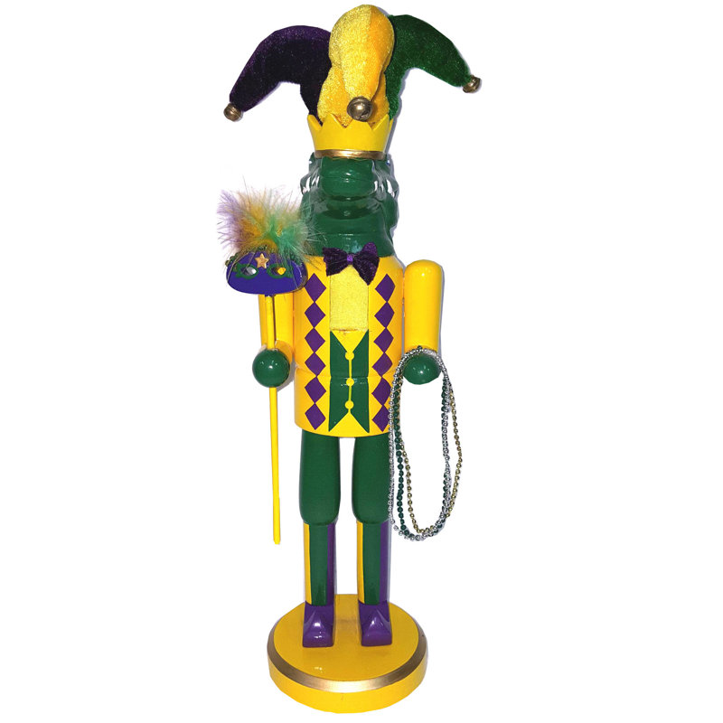 Mardi Gras Alligator Nutcracker