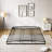 Ca King Size Low Bed Frame - 6 Inch Heavy Duty Metal Platform, Mattress Foundation, Noise-Free, No Box Spring Needed, Easy Assembly,Non-Slip,Black-1211484165-1211484169-1211484171