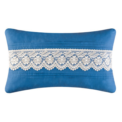 Hampstead Wedgewood Lace Applique Pillow