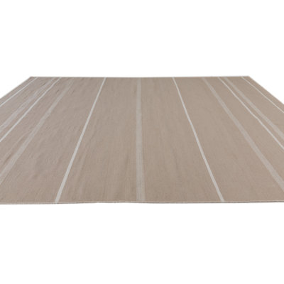 Flatweave Striped Outdoor Rug