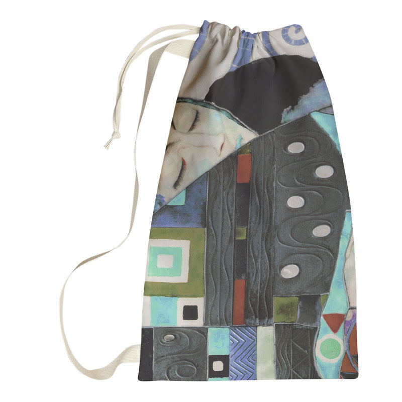 Sac à linge Embrace, Petit (H 64 po x l 20 po x P 1,5 po), Bleu