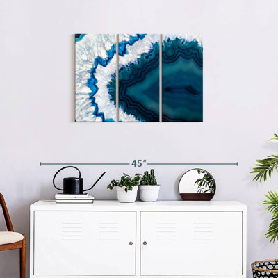 «Amethyst Geode Macro Wall Art», reproduction d'art sur toile