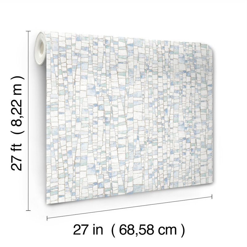 Papier peint Ulysses, Bleu