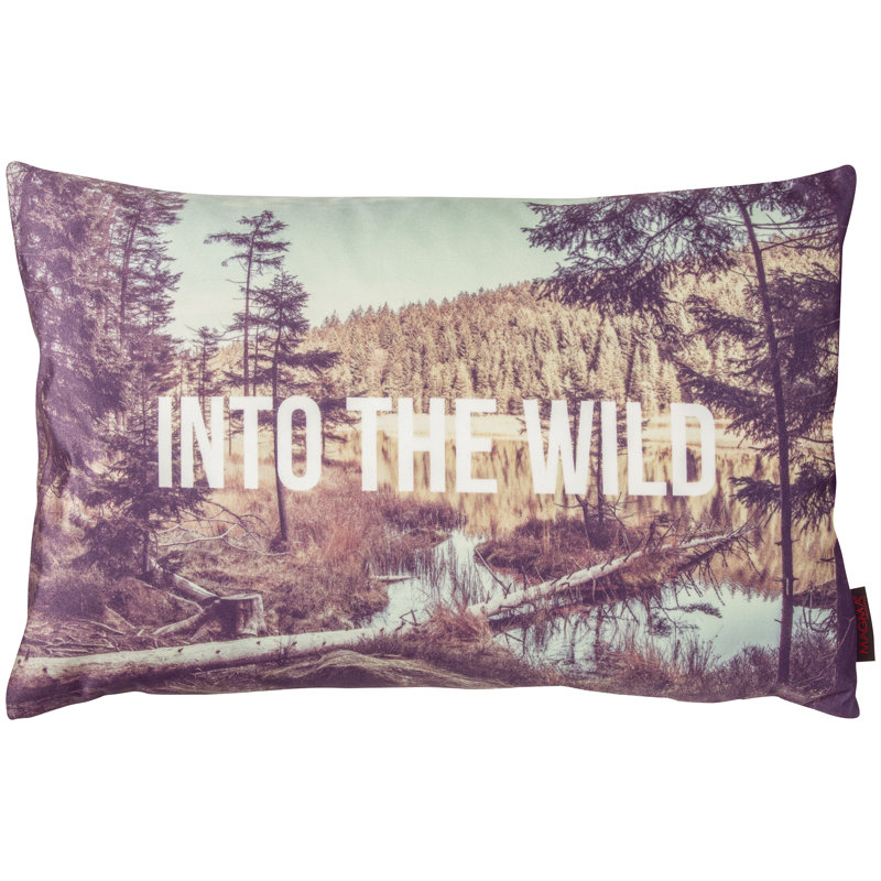 Into The Wild Forest Lumbar Pillow