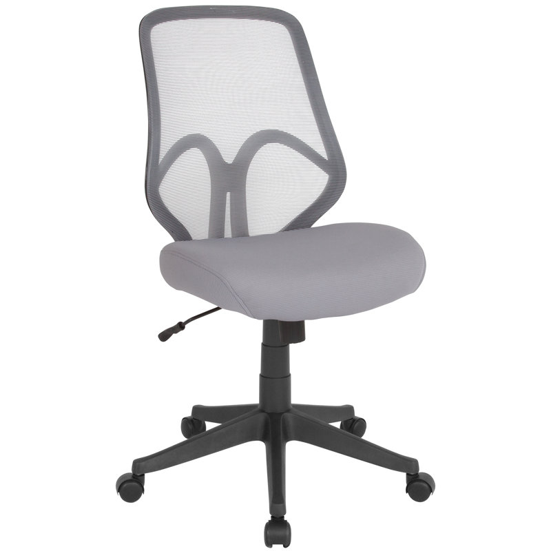 Trudy High Back Mesh Office Chair, Light Gray