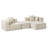 Castillon Boneless Cloud Sectional Couch In Two Boxes, Compressed Modular Sectional Sofa With Deep Seat-251139940