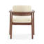 Chaise de salle à manger rembourrée en bois d'hévéa l 25,25 po x P 23,25 po x H 31,5 po Christopher Knight Home®
