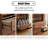 Nut-brown Solid wood Display Cases