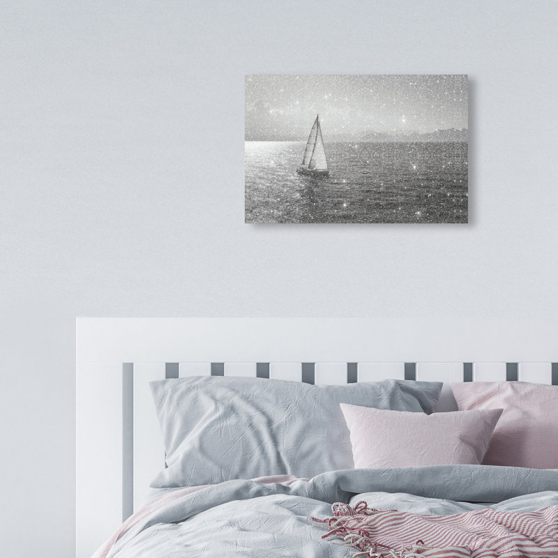 Edge Of Silence Print by Oliver Gal, 10"H x 15"W, Gallery Wrapped