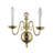 Benedetto Steel Candle Wall Light-578280118
