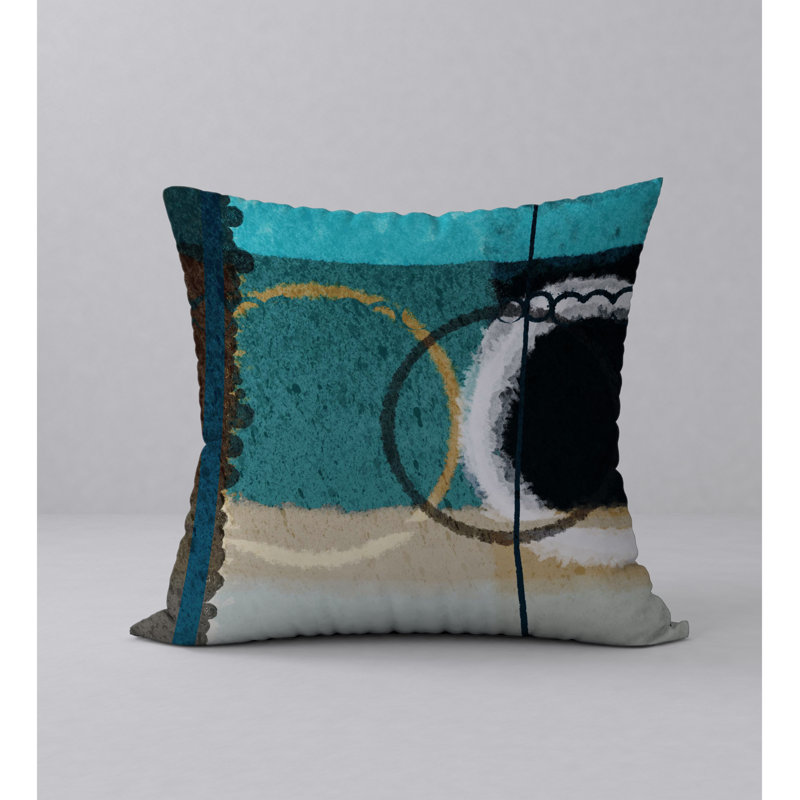 Housse de coussin décorative carrée en épinette, 24 po x 24 po
