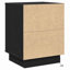 Bedside Cabinet With 2 Pcs 39 X 34.5 X 50 Cm-1400603452