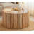 Wood Top Coffee Table with Solid Base-2145303869