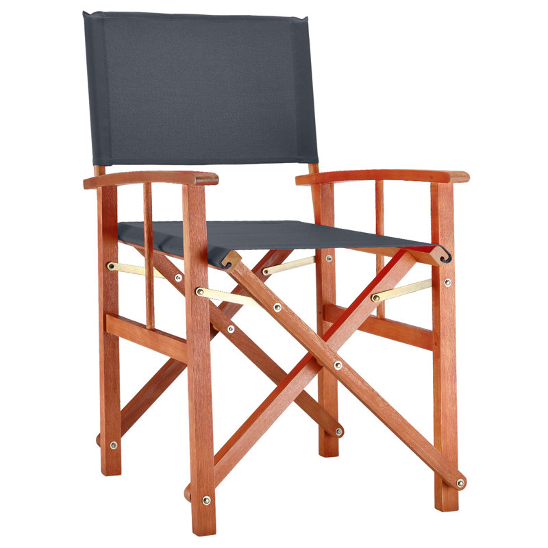 Fletching Folding Director Chair, Anthracite